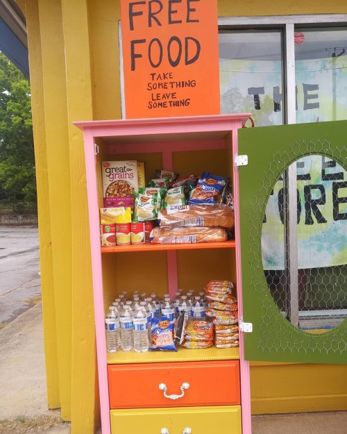 hater-of-terfs:Last week, the free pantry outside the Birmingham Free Store was smashed and all of i