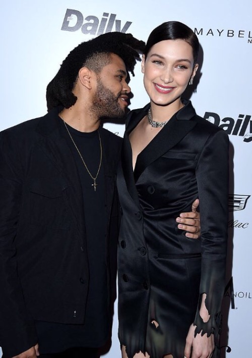 hadidnews:March 20: Bella Hadid and Abel Tesfaye at Daily Front Row’s Fashion LA Awards in Los Angel