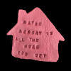 Porn heavensghost:ceramic home with a quote from photos
