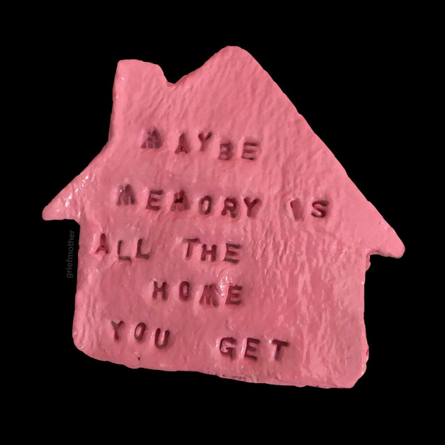 heavensghost:ceramic home with a quote from adult photos