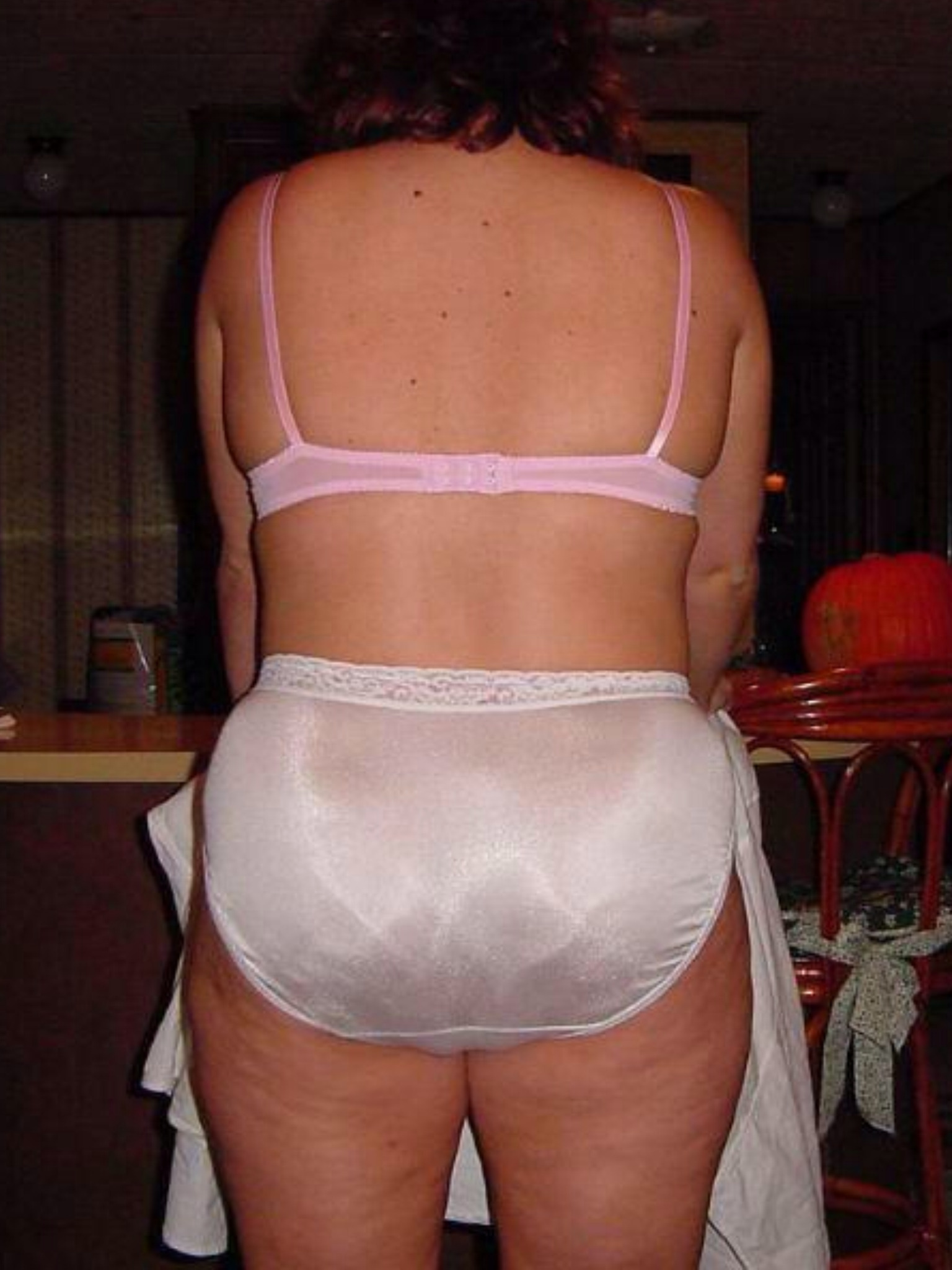 full back satin panties