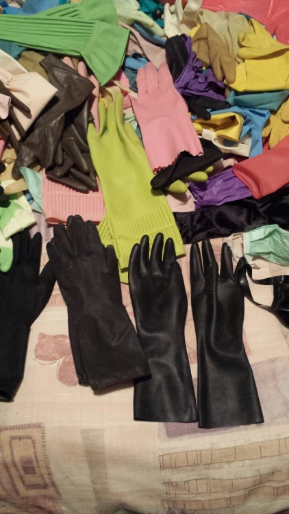 rubberglovesrule:  justglovely:  For all of those that have asked, here’s a bit of my glove collection. Over the years I’ve amassed quite a few… Honestly, this is about 40% of it.  I’ll be able to post some more of my collection later. It’s