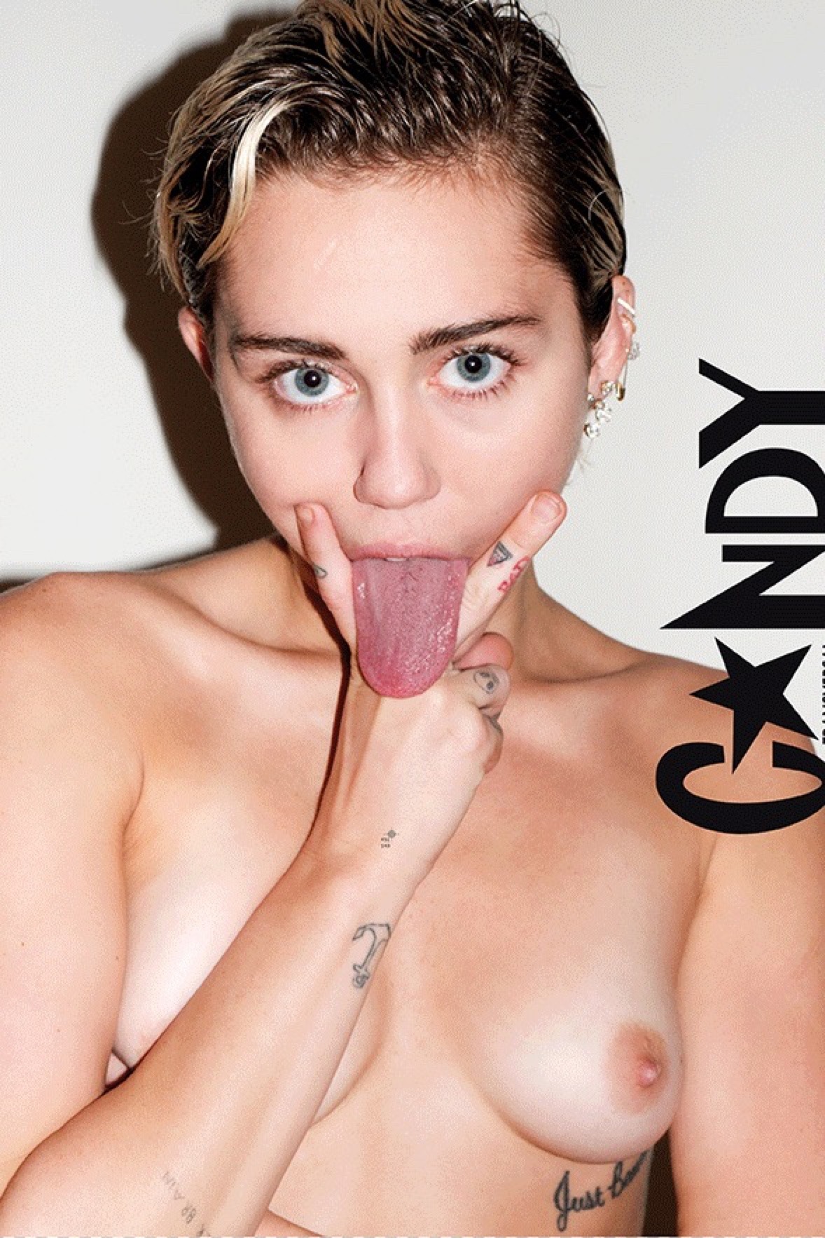 gotcelebsnaked:  Miley Cyrus - CANDY Magazine (2015)