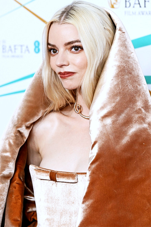 obsessed-artist:ANYA TAYLOR-JOYattends the EE BAFTA Film Awards 2023 at The Royal Festival Hall (February 19, 2023)