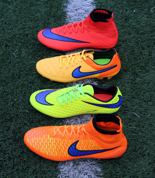 Fire starters. The Intense Heat Pack from Nike Soccer.