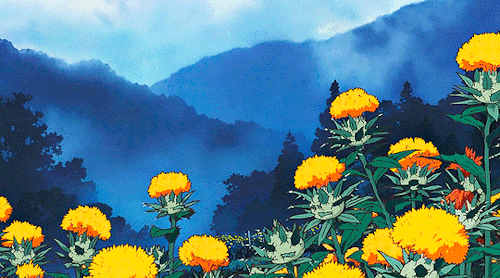 STUDIO GHIBLI + Flowers