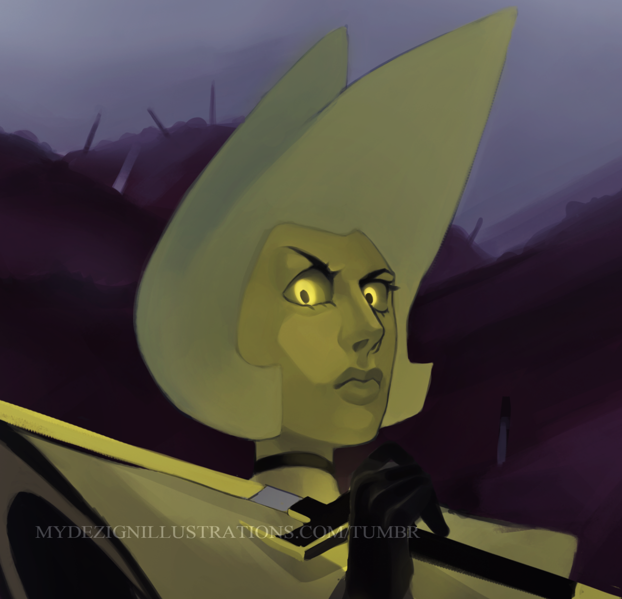 mydezignillustrations:  I just can’t stop drawing her. This most likely won’t
