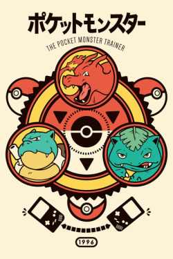 dotcore:  Pocket Monsters.by Adam Rufino.