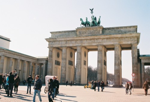 camylyf: The Brandenburg Gate, Berlin, Germany Canon eos 30 e