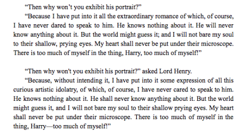 bluebeardsbride: a passage from The Picture of Dorian Gray, before &amp; after censorship by Wil