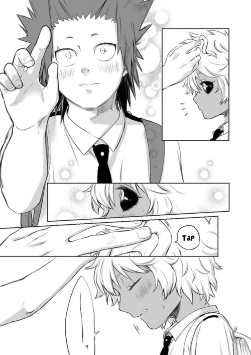 fantranslator:  Here’s something before I go to sleep! (- o – ) zzZThis is just some Kirimina fluff that I saw! I haven’t been as active as I’d like, but I hope you all enjoy!As always, please visit the original artist and follow/bookmark their
