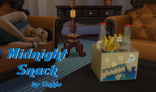 I happen to create one more mesh before the end of the holiday weekend!Midnight SnackIt’s too 