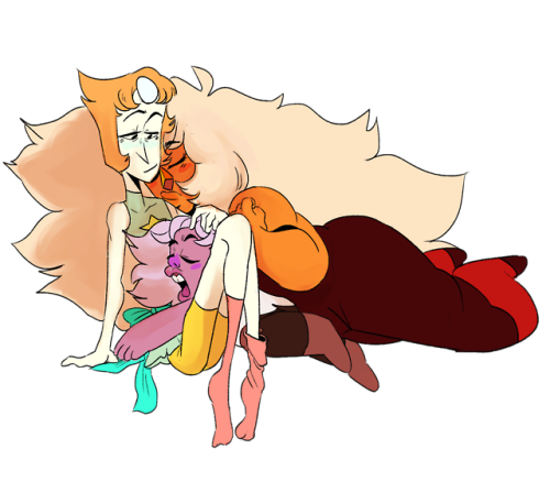 cipherscriptures:  pearl and her terrifying Quartz soldiers   (ok to tag as ship) 