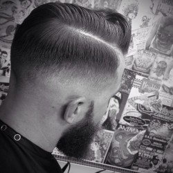 vintagebarbershop:  @ internationalbarbers #scissorsalute #hairstylesformen #hairstylist #menshair #internationalbarbers #ratemycut #teamxotics #teamwahl #nastybarbers #barber #professionalbarbers#xotics #vintagebarbering#barbersinctv #blurryfadesbattle