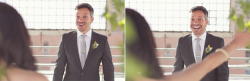 Hopelessromanticelephant:  Caitymariedaisy:  The Moment The Groom See’s His Bride.