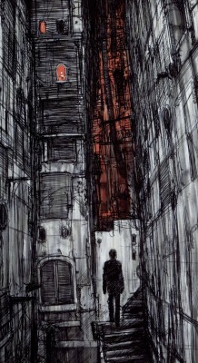 2001hz:Blame!: ‘Megastructure’ Architectural Illustrations By: Tsutomu Nihei (1998-2003)