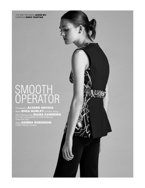 &lsquo;SMOOTH OPERATOR&rsquo;, Design Scene Magazine May 2016 Makeup &amp; Hair - Diana Carreiro, P1