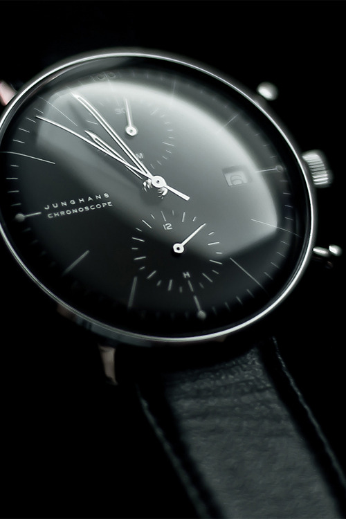 classy-captain:  Junghans Max Bill Chronoscope by Christian Roth classy-captain