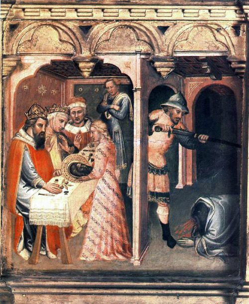 &ldquo;Feast of Herod&rdquo; by Spinello Aretino. 1385