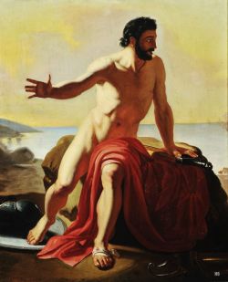 19thcenturyboyfriend:  Philoctetes Abandoned, Alessandro Ciccarelli