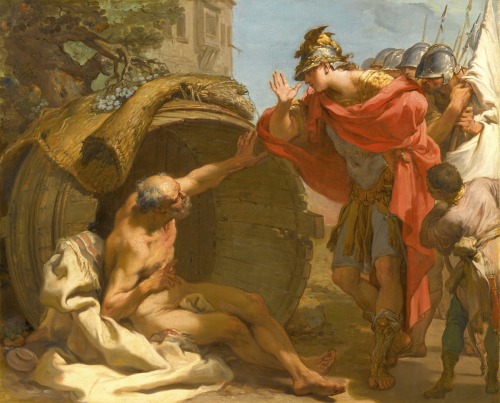 necspenecmetu: Gaetano Gandolfi, Alexander and Diogenes, 1792