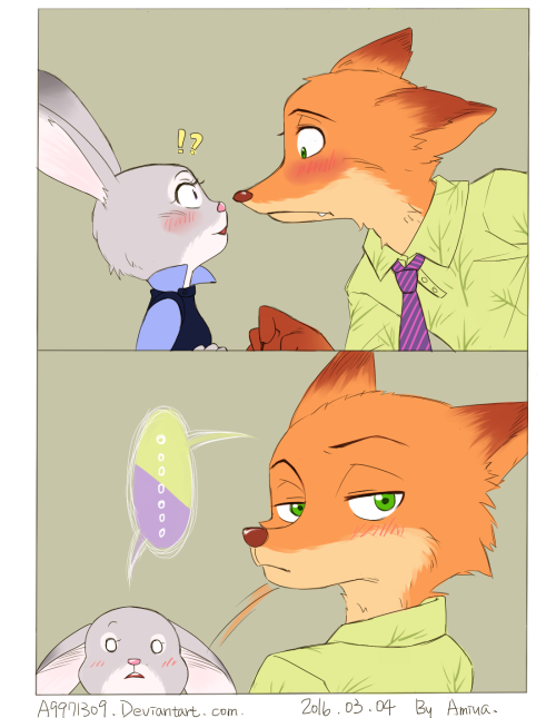 mini-amiya:    Zootopia _ Judy and Nick   