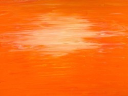 smerp:No 130. Orange. Acrylic on panel. 12x16. Available.