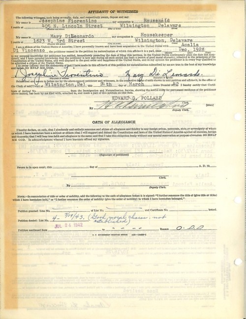 phillyarchives:While conducting a routine search for a District of Delaware naturalization record, o