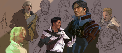 riense: quite old (2016) dragon age sketch dumpdecided to post cause i still like some of these sket