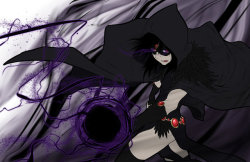 asteriskozaru:Raven is my favorite DC character to draw. I love her design; it is fun to play with