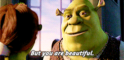 rnisandrists:  elf-in-mirror:  This right here, ladies and gentlemen, just might be the best beauty-and-beast-story ever. Because any little girl (or boy for that matter) should grow up knowing that you could be a giant green ogre, and you’d still be