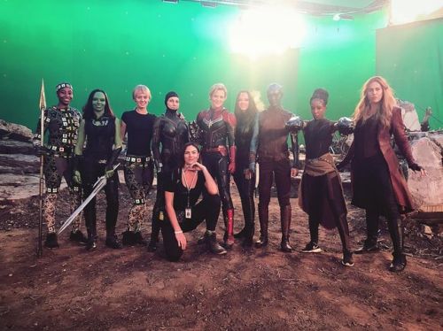 marvelxs-universe: fuforthought: The female stunt doubles of Avengers: Endgame with stunt coordinato