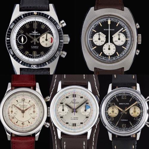 Chronographs. They’re so hot right now. via Instagram 1025vintage.com