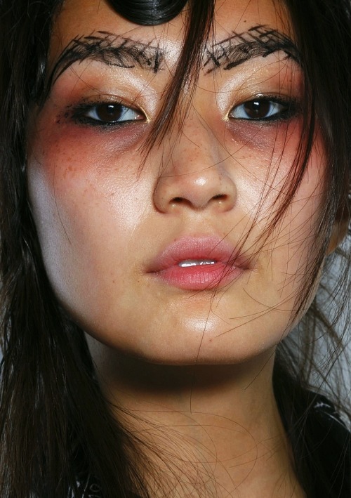 Porn Pics rovrsi:backstage at Yohji Yamamoto S/S 2015