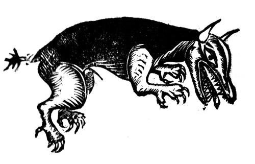 deathandmysticism: Beast of Gévaudan, the man-eating gray wolf, dog or wolfdog which terroris
