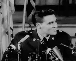 vintage-iconic-soul:  Elvis Quits U.S. Army,1960. (x) 