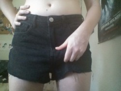 peggingisforlovers:  honey-droplets:  so my dick looks pretty nice in my new pair of shorts  Why yes, it certainly does.[Feeldoe Slim] 