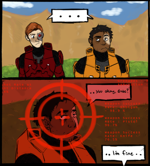 novarcade:First picture for the RvB Angst War! thank you so much for the prompt @secretlystephaniebr