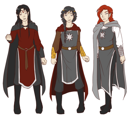 freakxwannaxbe:The sons of Feanor (+Feanor himself)Colored version of [x]; this time with 100% more 