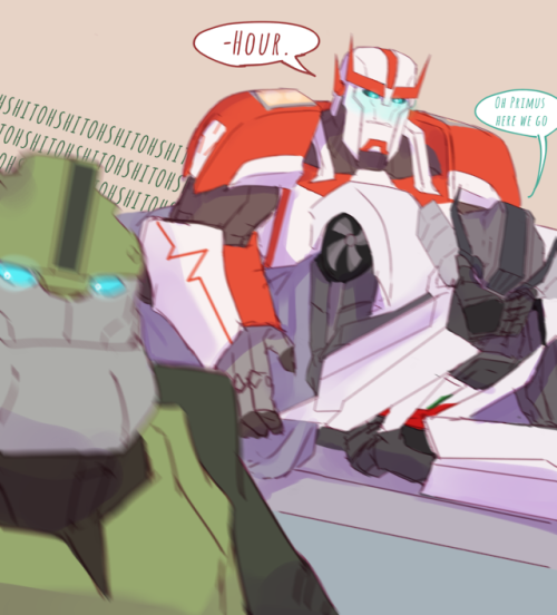 ghangajii: in which ratchet gets angerey at bulkhead for waking him up before remembering exactly wh