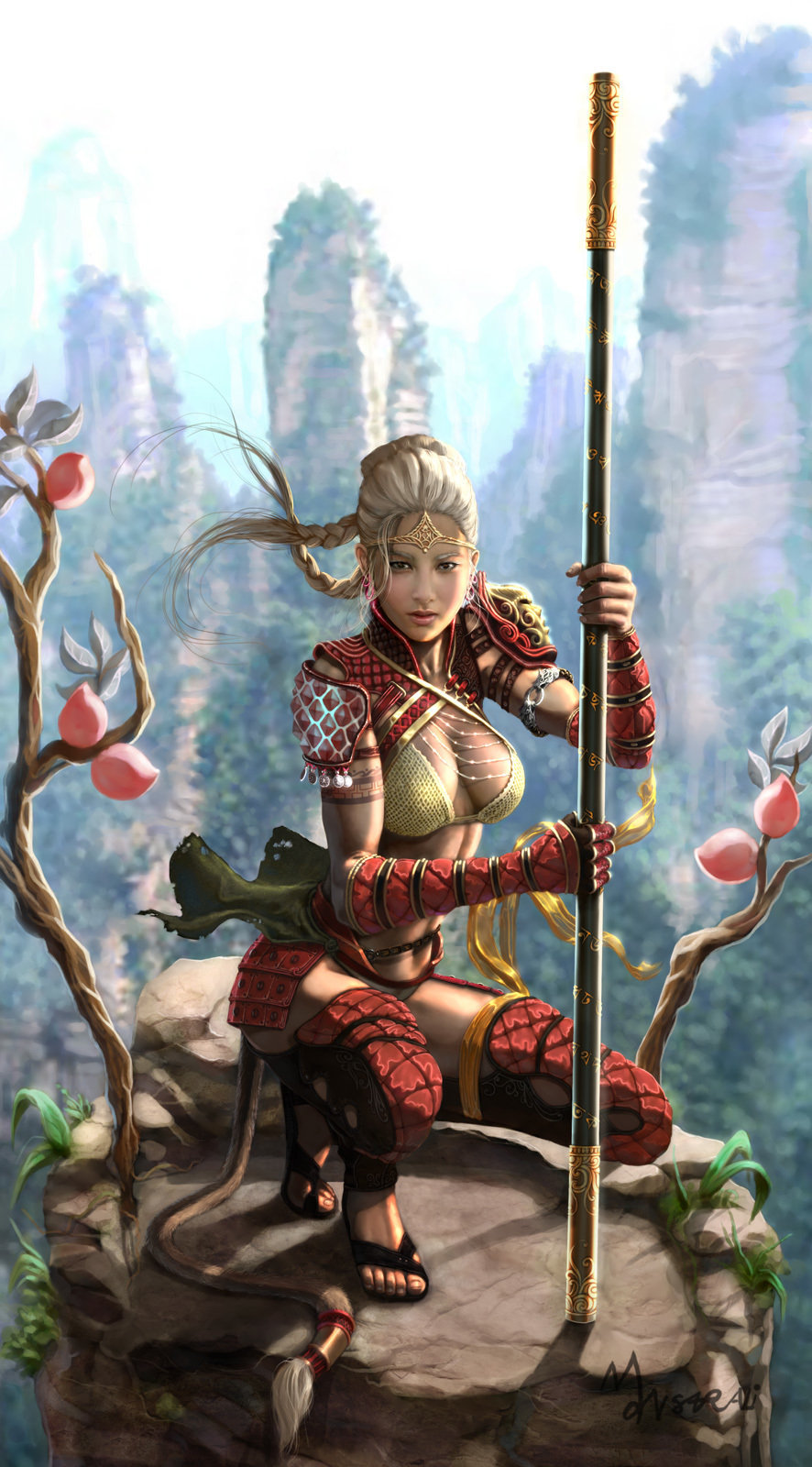 art-of-cg-girls:  Monkey Queen by Muhammed Ansar Ali