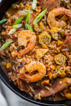 foodffs:  One-Pot Three-Rice Jambalaya	Really nice recipes. Every hour.Show me what you cooked!