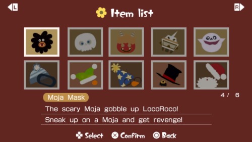 I Have A Screenshot Of All The Costumes From "Locoroco Midnight Carnival" Only A Few Years Later I Was