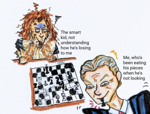 Everyone Who Has Drawn The Opposite Underestimates Julian's Love Of Erm, Cheating.