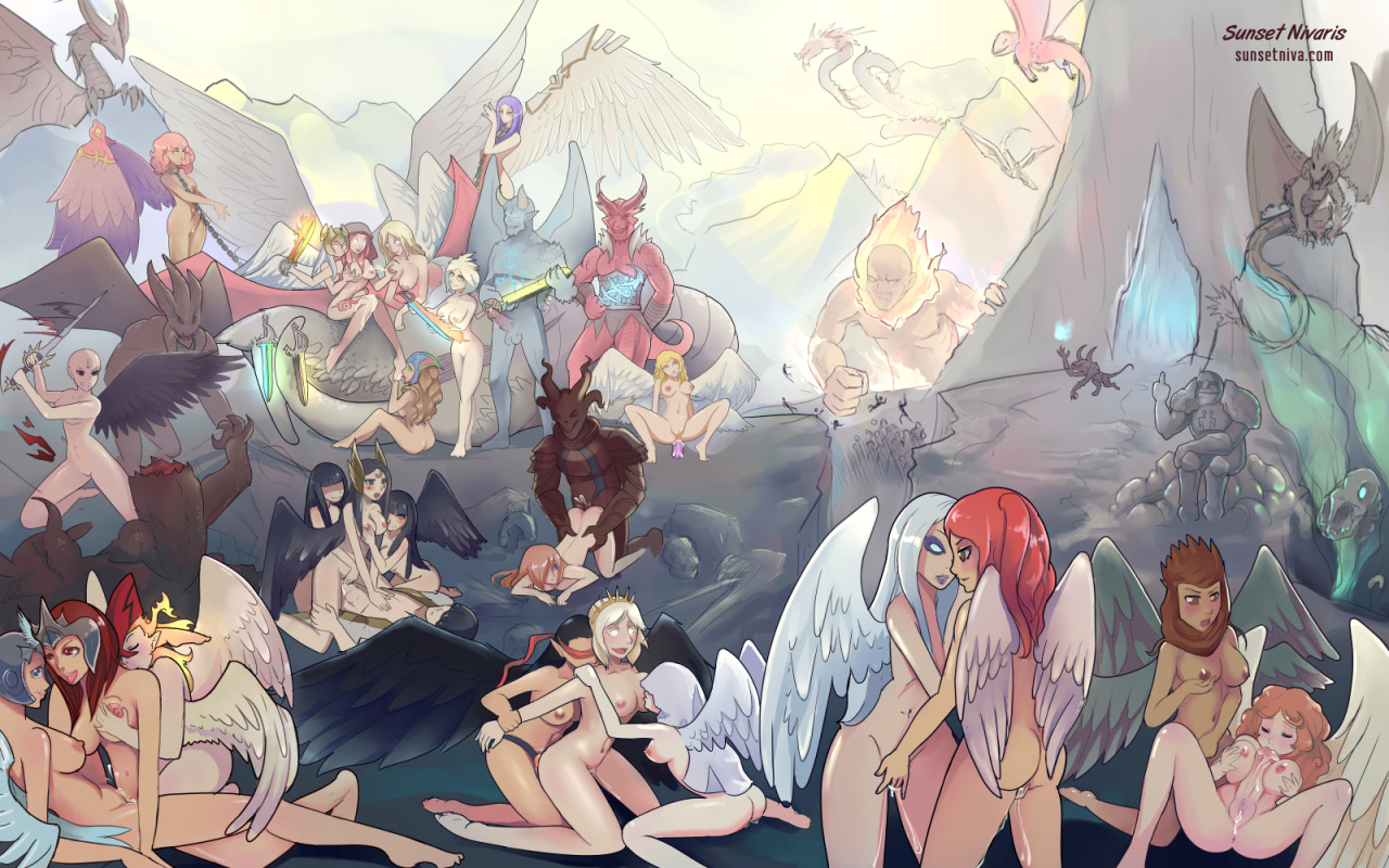 sunsetniva:  Kaalia having fun with her followersMagic The gathering ultramegacommissionI