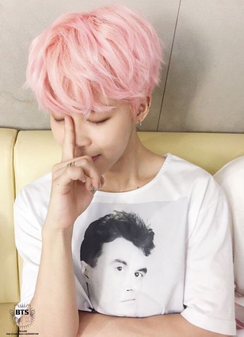 Jimin Pink Hair..