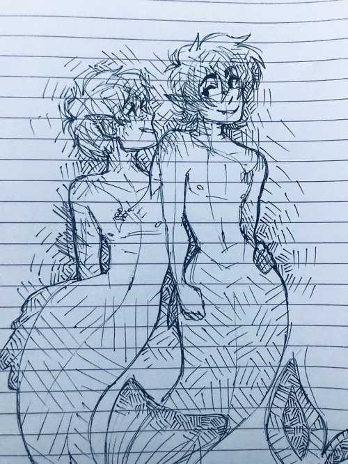 smol-ghosts:alizetha:A mermaid lance a and keef with @smol-ghosts design! I love the way they draw t