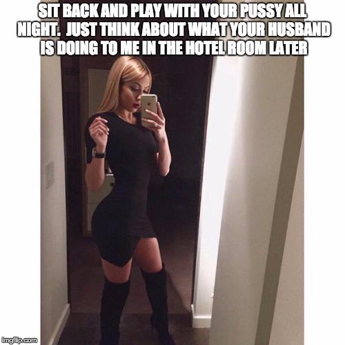 littlecuckwife: This is so apt and exactly what happens when my husband visits M. Yum!