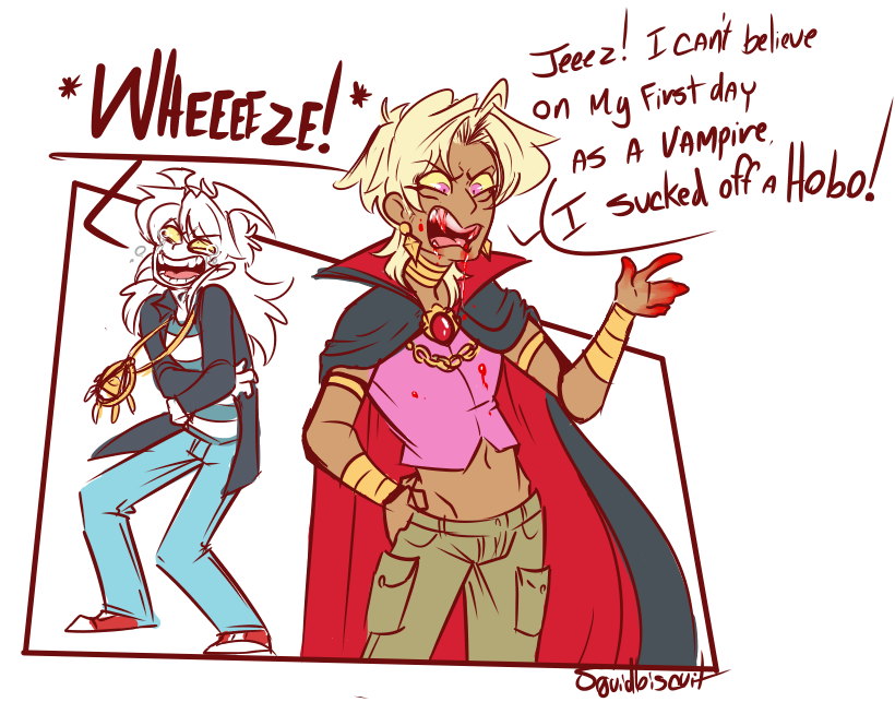 squidbiscuit:I’m listening to Marik Plays Bloodlines and scribbling some of my