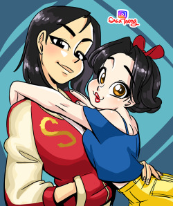 dconthedancefloor:Is Mulan and Snow a thing